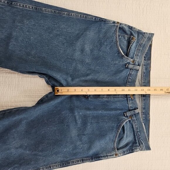 Wrangler Jeans Men's 38x32 Regular Fit Straight Leg Medium Wash 965T1DS EUC - Picture 5 of 16